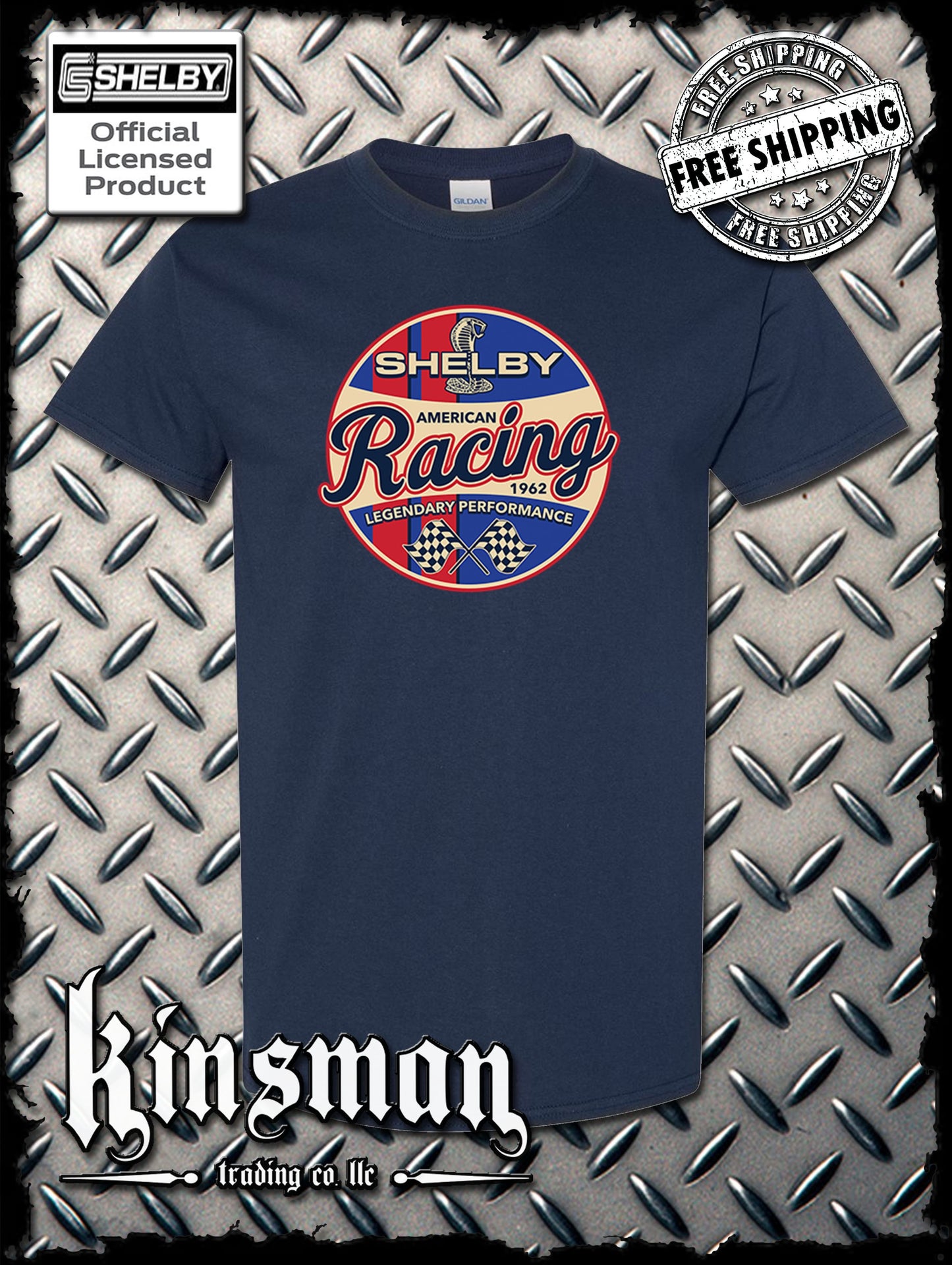 Carroll Shelby Racing Cobra Logo T-Shirt