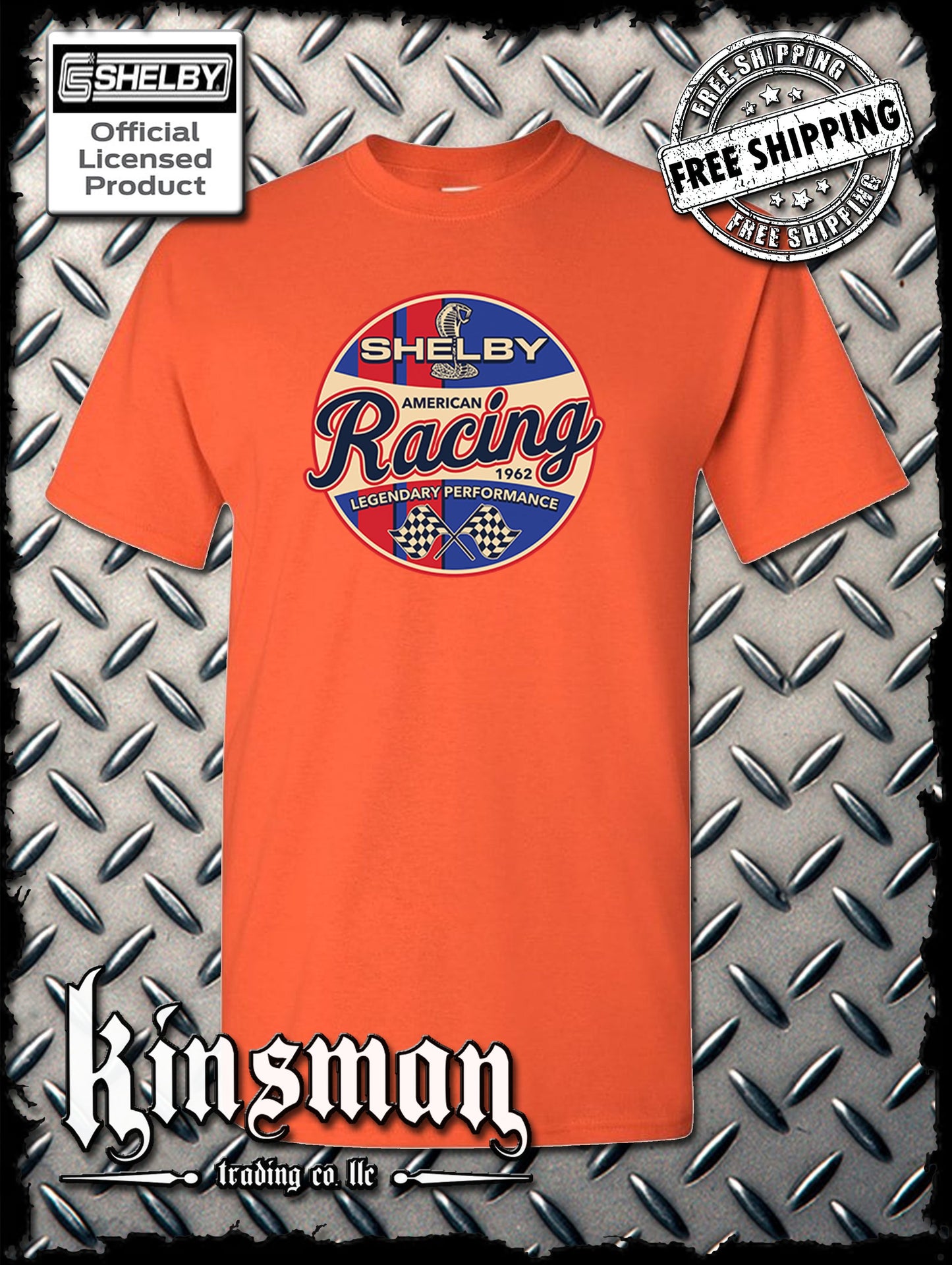 Carroll Shelby Racing Cobra Logo T-Shirt