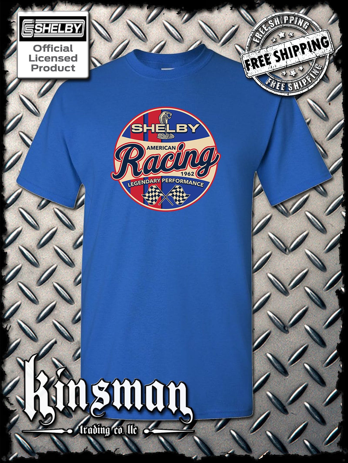 Carroll Shelby Racing Cobra Logo T-Shirt