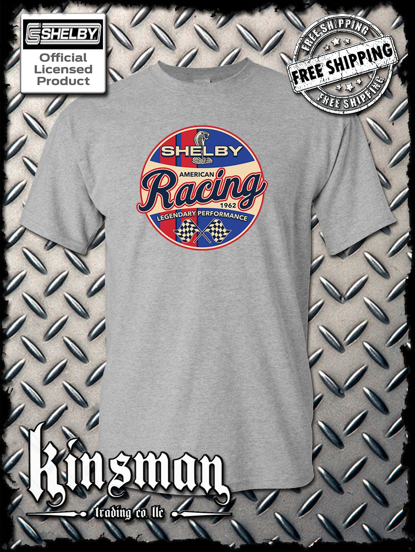 Carroll Shelby Racing Cobra Logo T-Shirt