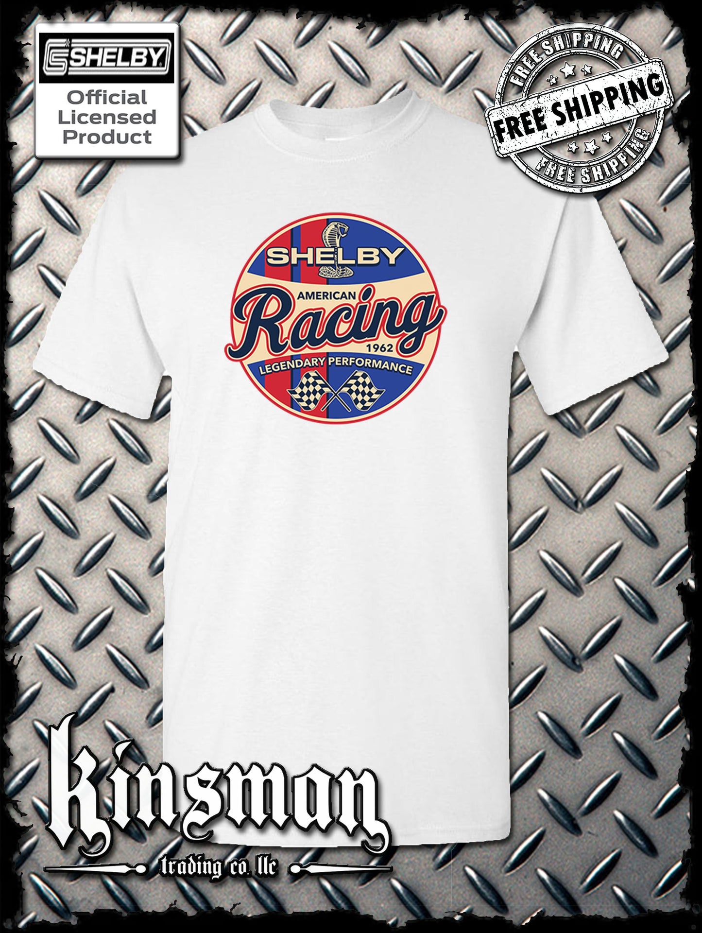 Carroll Shelby Racing Cobra Logo T-Shirt