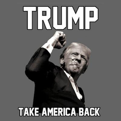 Trump Take America Back Long Sleeve T-Shirt 2024 MAGA USA Fight