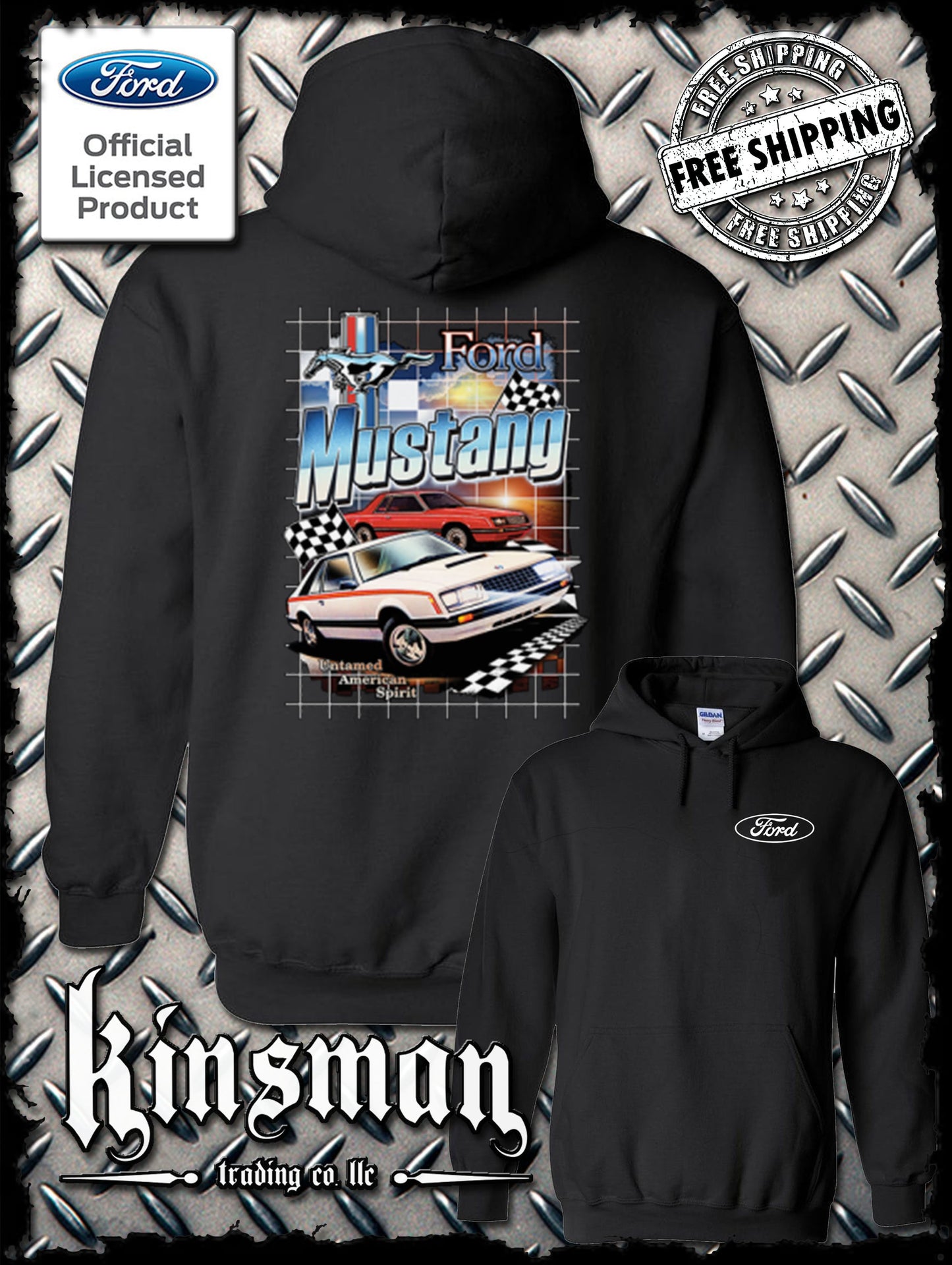 Ford Mustang Untamed American Spirit Hoodie / Sweatshirt