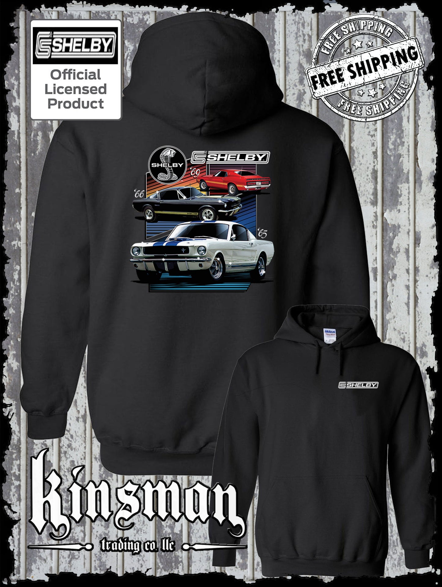 Various Shelby Cars Ford Mustang Hoodie / Sweatshirt