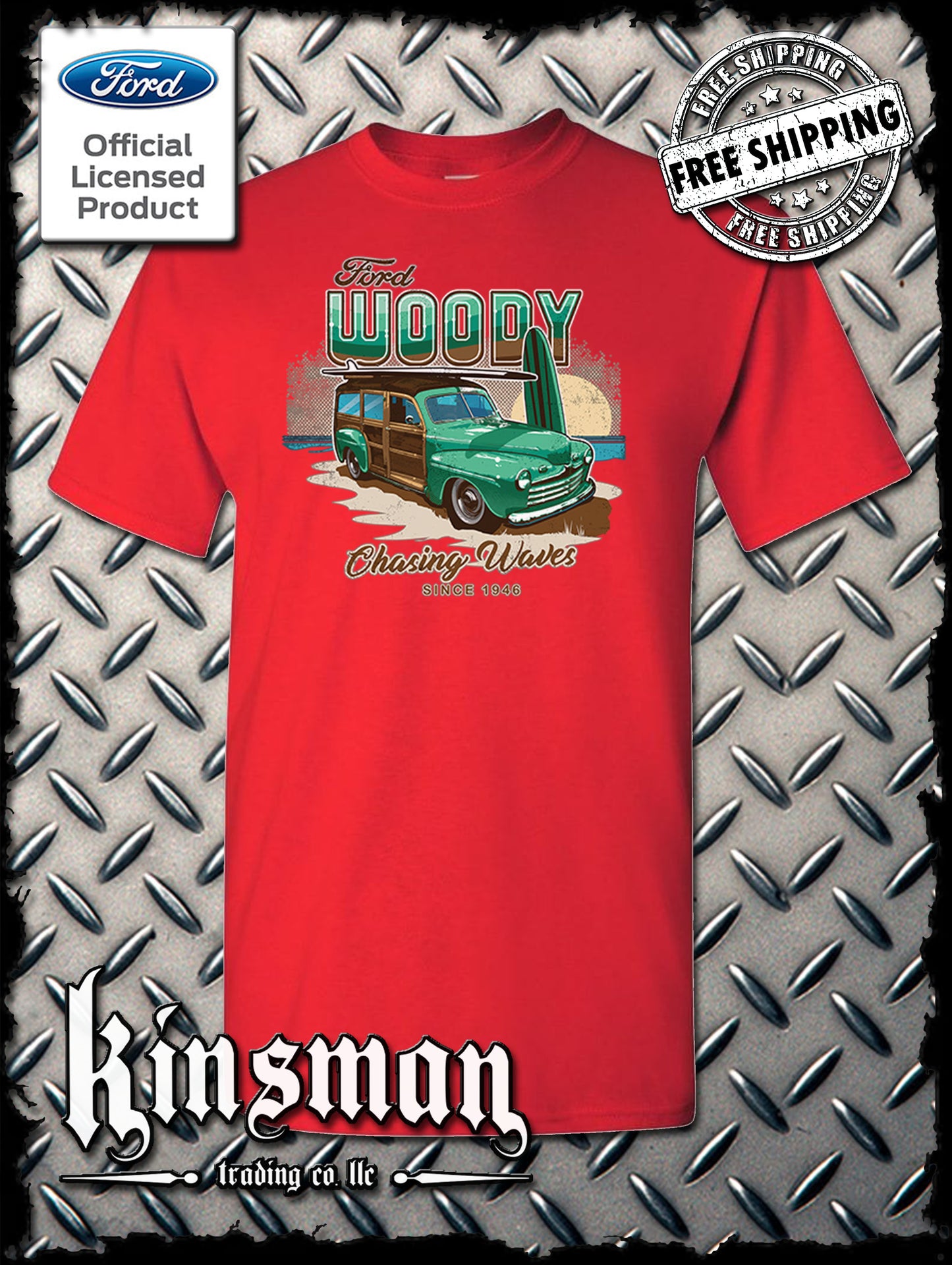 1946 Ford Woody Wagon T-Shirt