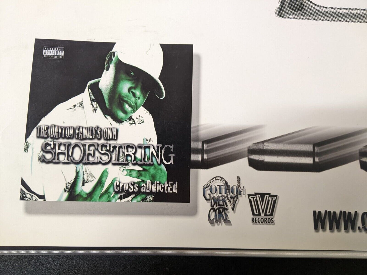 Dayton Family Shoestring Cross Addicted 18x24 Promo Poster Flint Rap Hip Hop
