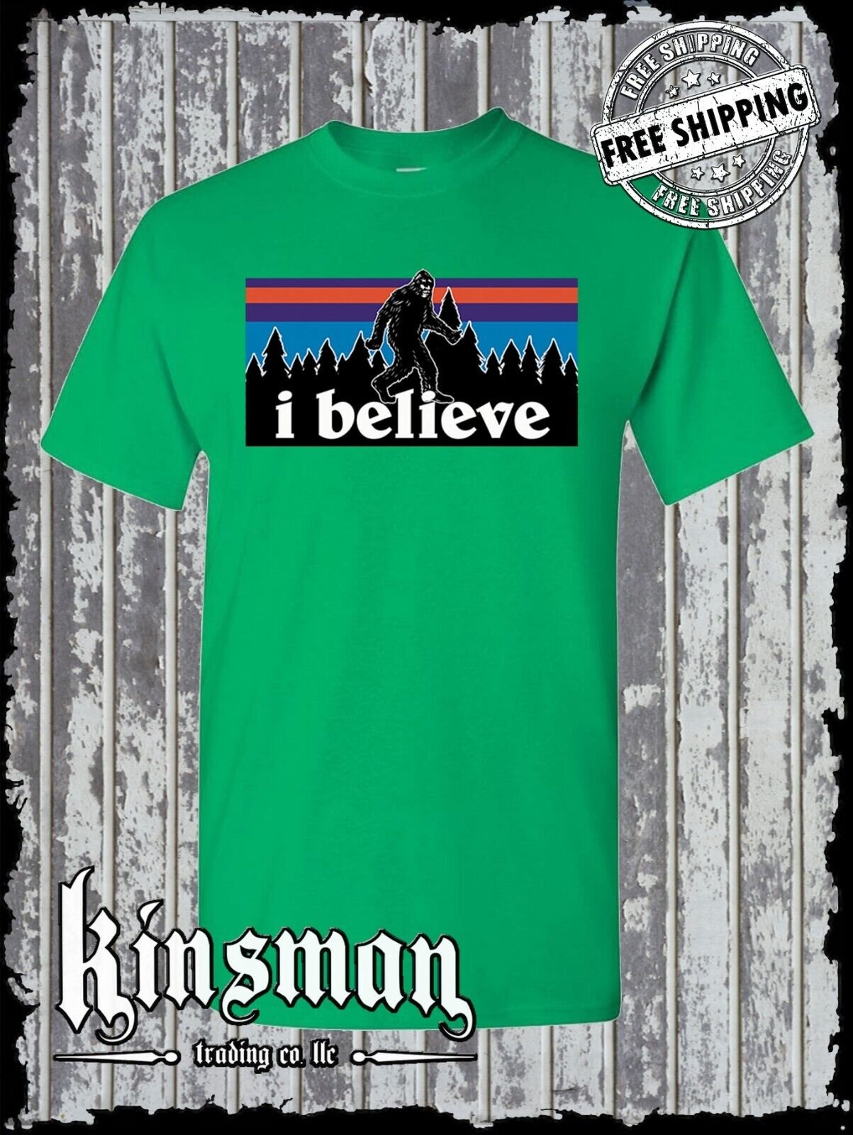 I Believe in Bigfoot T-Shirt - Sasquatch Yeti Big Foot Search