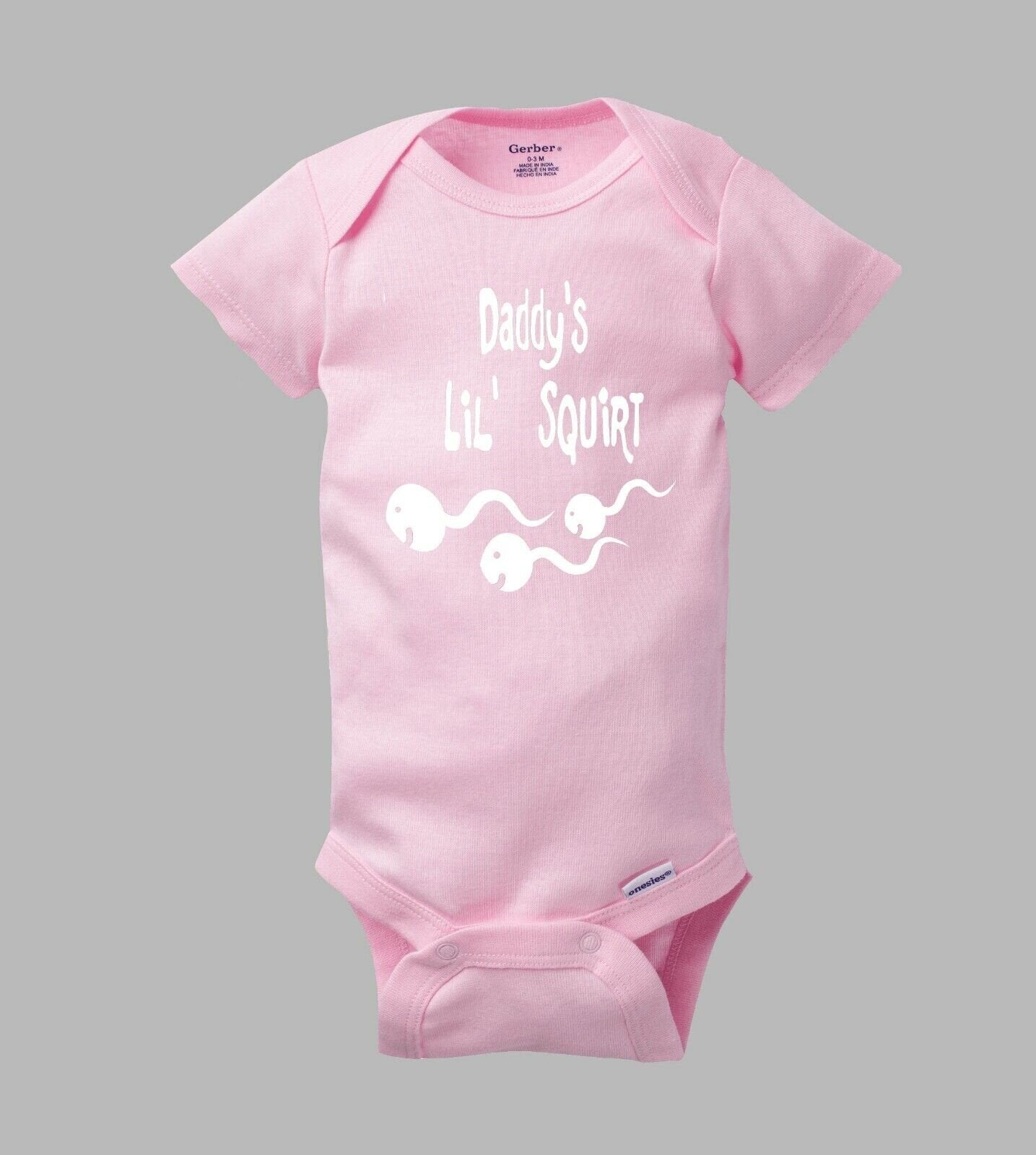 Daddy's Lil Squirt - FUNNY Baby / Infant Gerber Onesie One Piece Shirt Romper