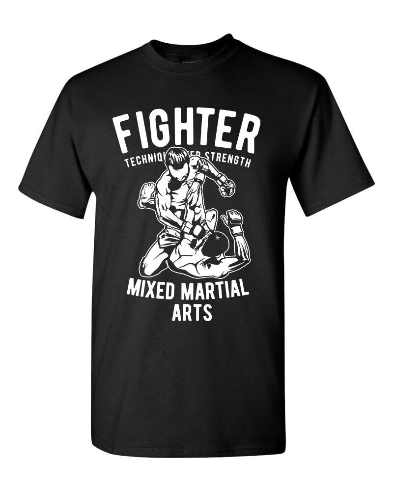 MMA Fighter T-Shirt / Mixed Martial Arts Boxing Jiu Jitsu Karate Wrestling Tee