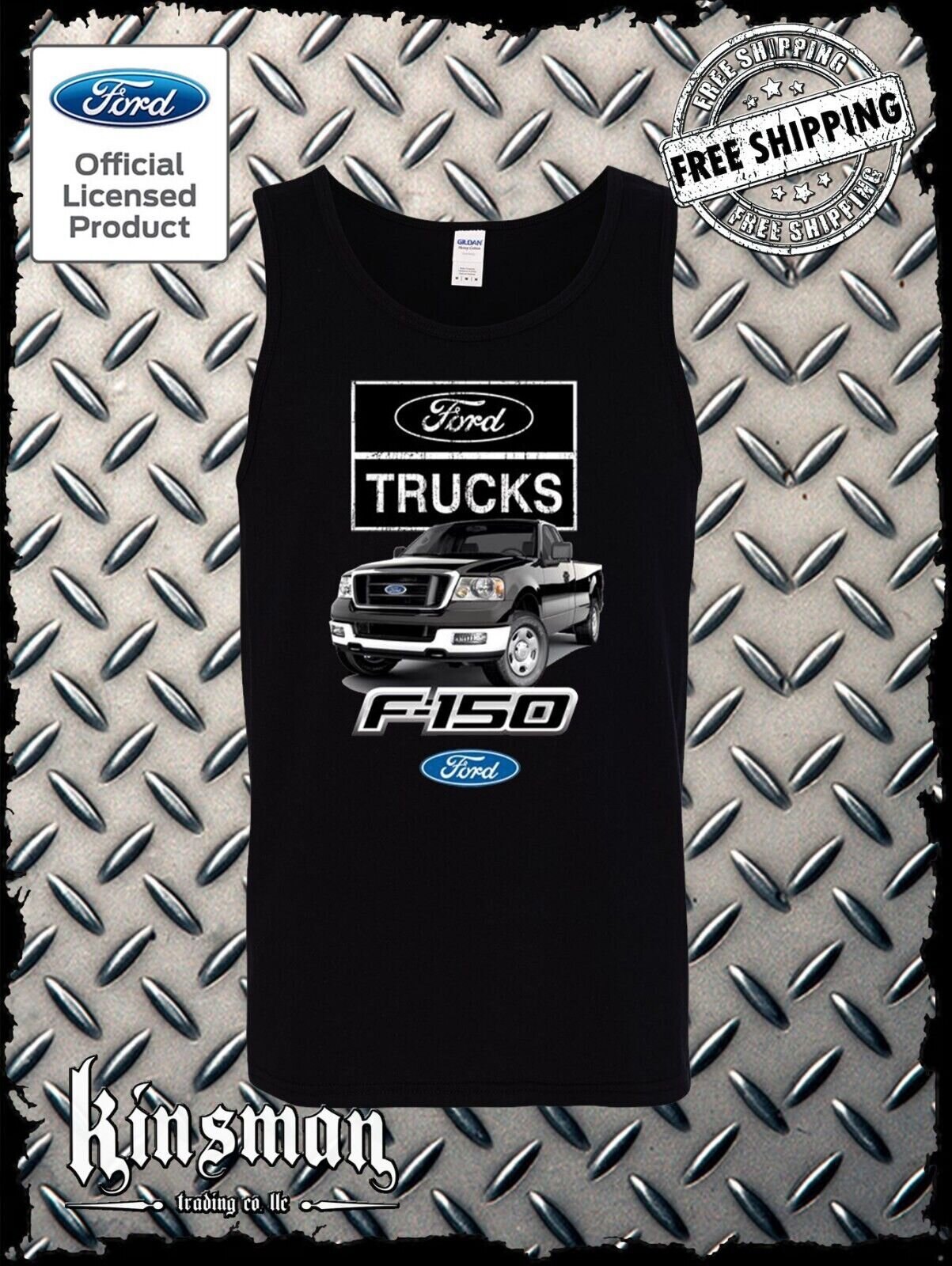 Ford F-150 Tank Top T-Shirt Pickup Truck 4x4 - Official Licensed Product