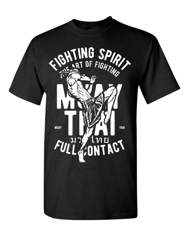 Muay Thai Fighting Spirit T-Shirt / Mixed Martial Arts MMA Training Gym Workout