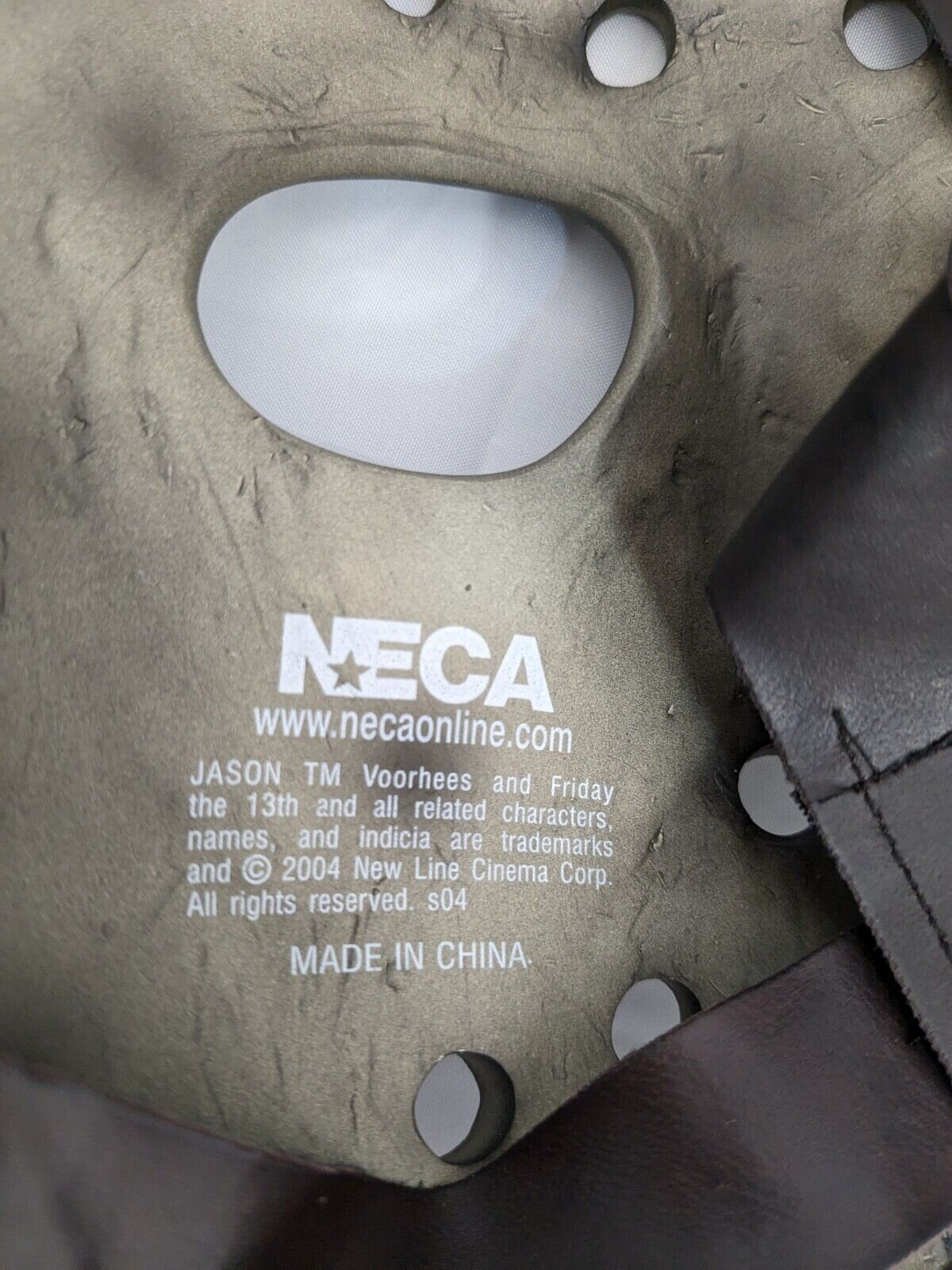 Friday the 13th Neca / Reel Toys Mask Of Jason Signed by Kane Hodder 2004