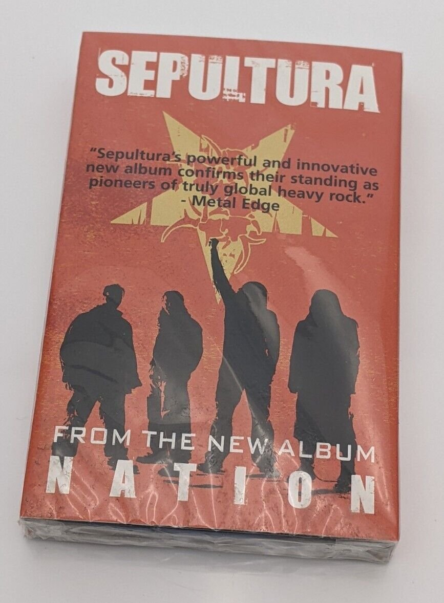 Sepultura - "Nation" Promo Cassette Single Sampler Roadrunner Sealed New