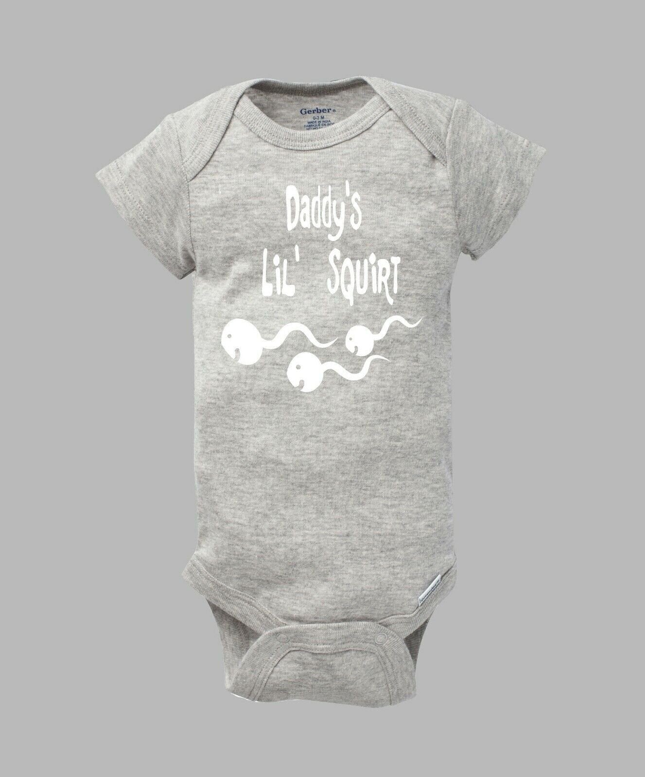 Daddy's Lil Squirt - FUNNY Baby / Infant Gerber Onesie One Piece Shirt Romper