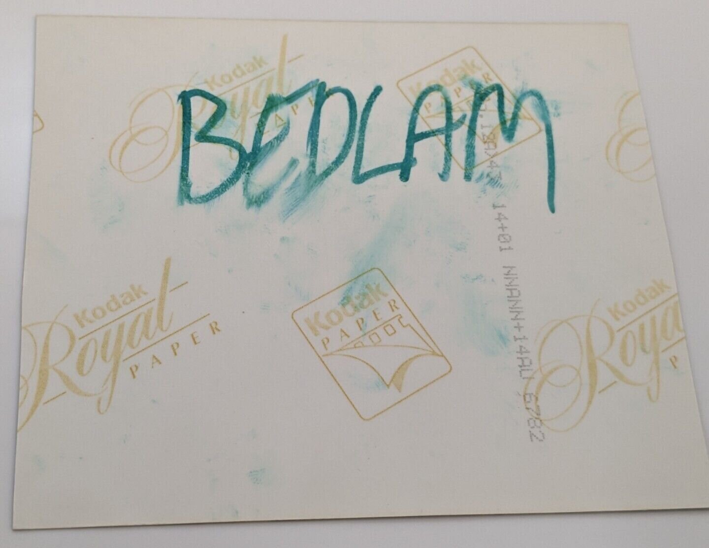 Bedlam Autographed Original 4x4.5 Photo Horrorcore KGP Prozak