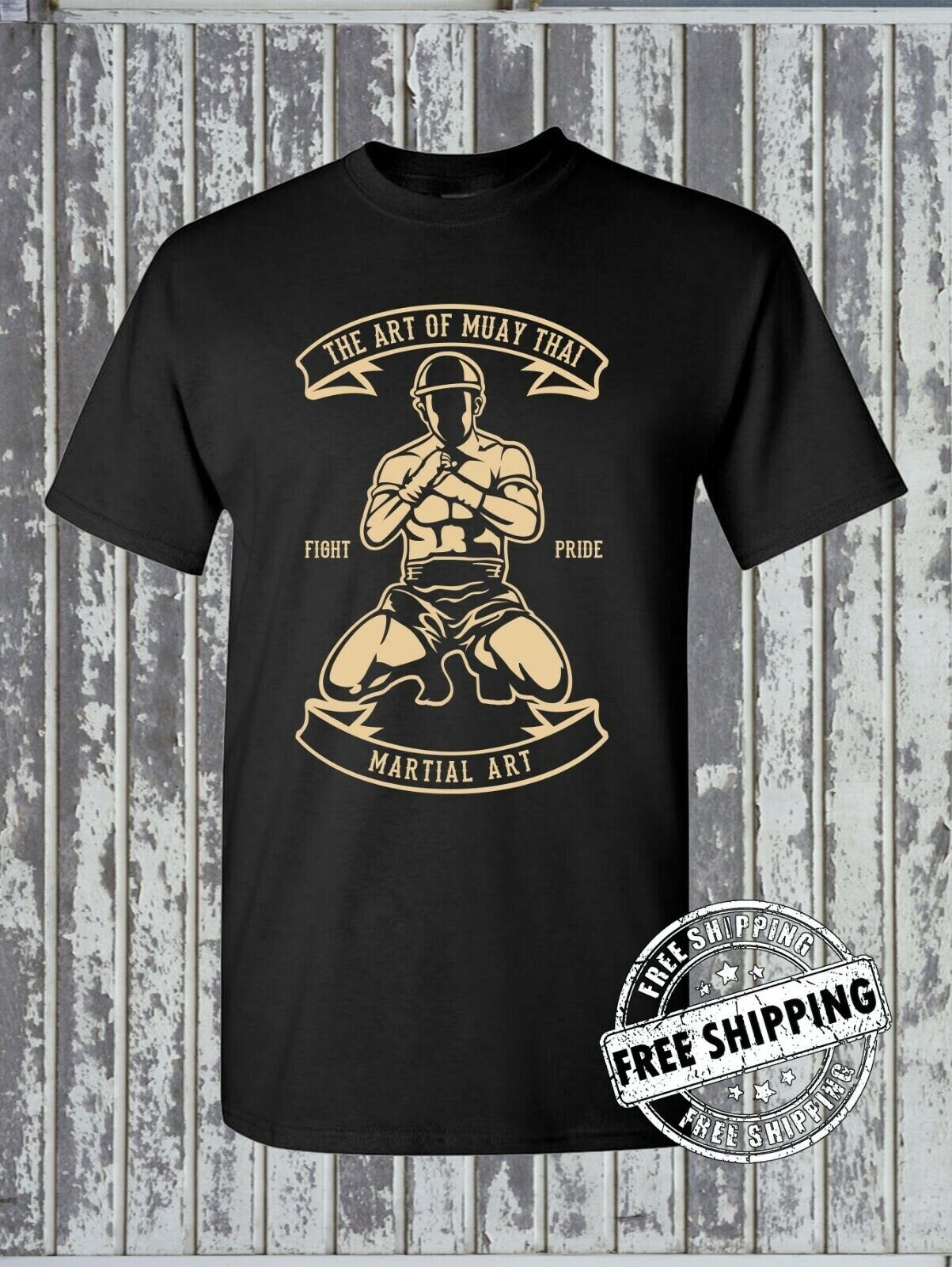 Art of Muay Thai MMA Style T-Shirt -Mixed Martial Arts Fighting Sports Exercise