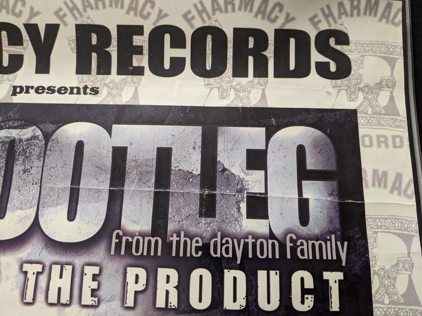 Dayton Family Bootleg The Product 18x24 Promo Poster Flint Rap Hip Hop