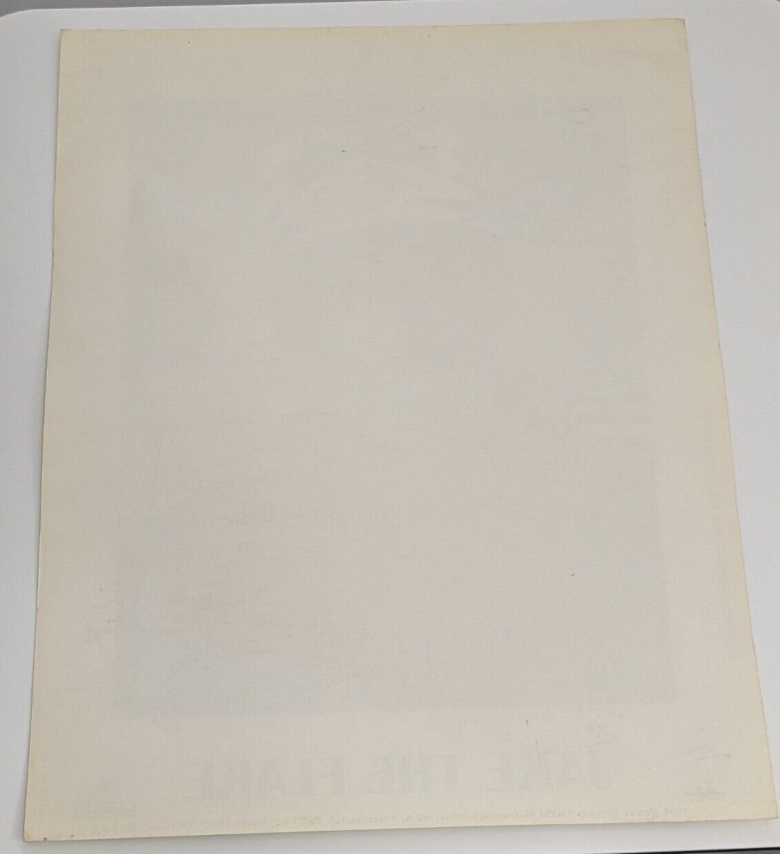 Jake the Flake Signed 8x10 Vintage Promo Photo 1998 Dayton Family Flint Rap