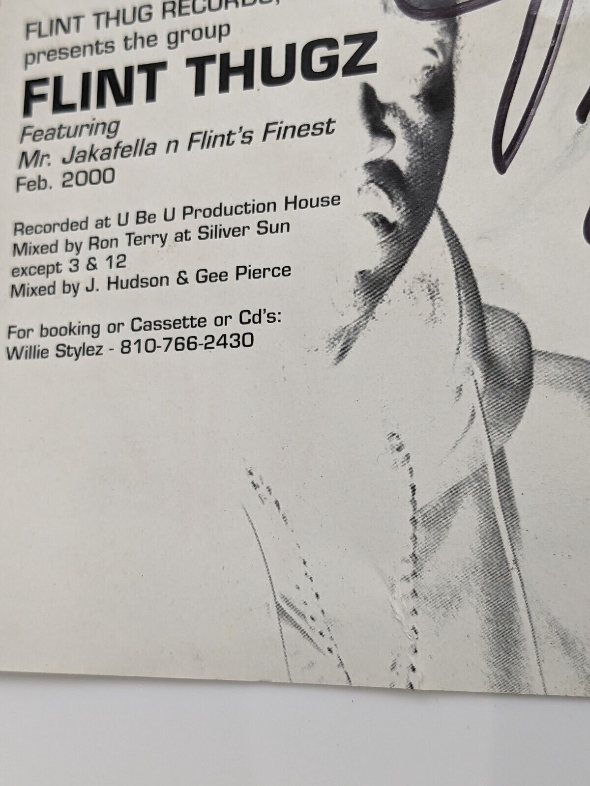 Jake the Flake / Project Born Signed Mr Jakafella CD Dayton Family Flint Rap ICP