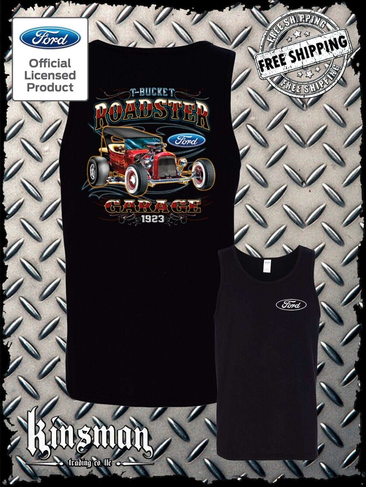 Ford T-Bucket Roadster Garage 1923 Tank Top T-Shirt