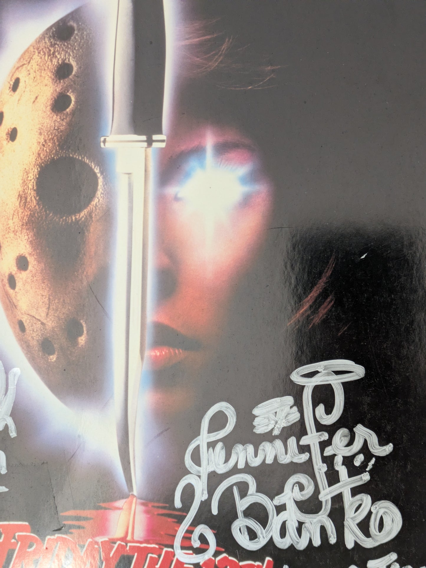 Kane Hodder Jennifer Banko Signed 8.5 x 11 Photo Friday The 13th Part VII