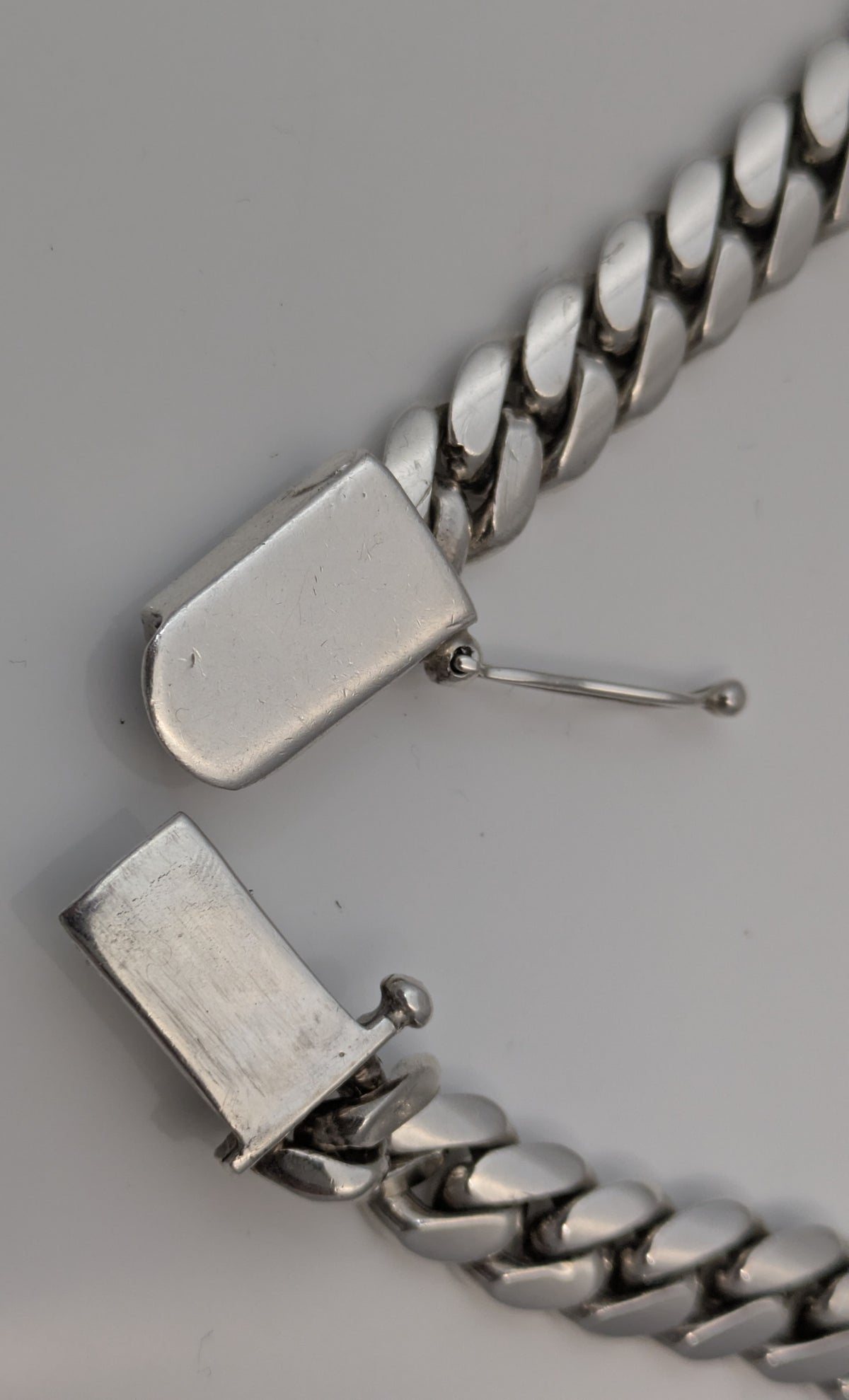 Gus Villa Jewelry 10mm 950 Silver Miami Cuban Link Chain Necklace 24" 161 Grams