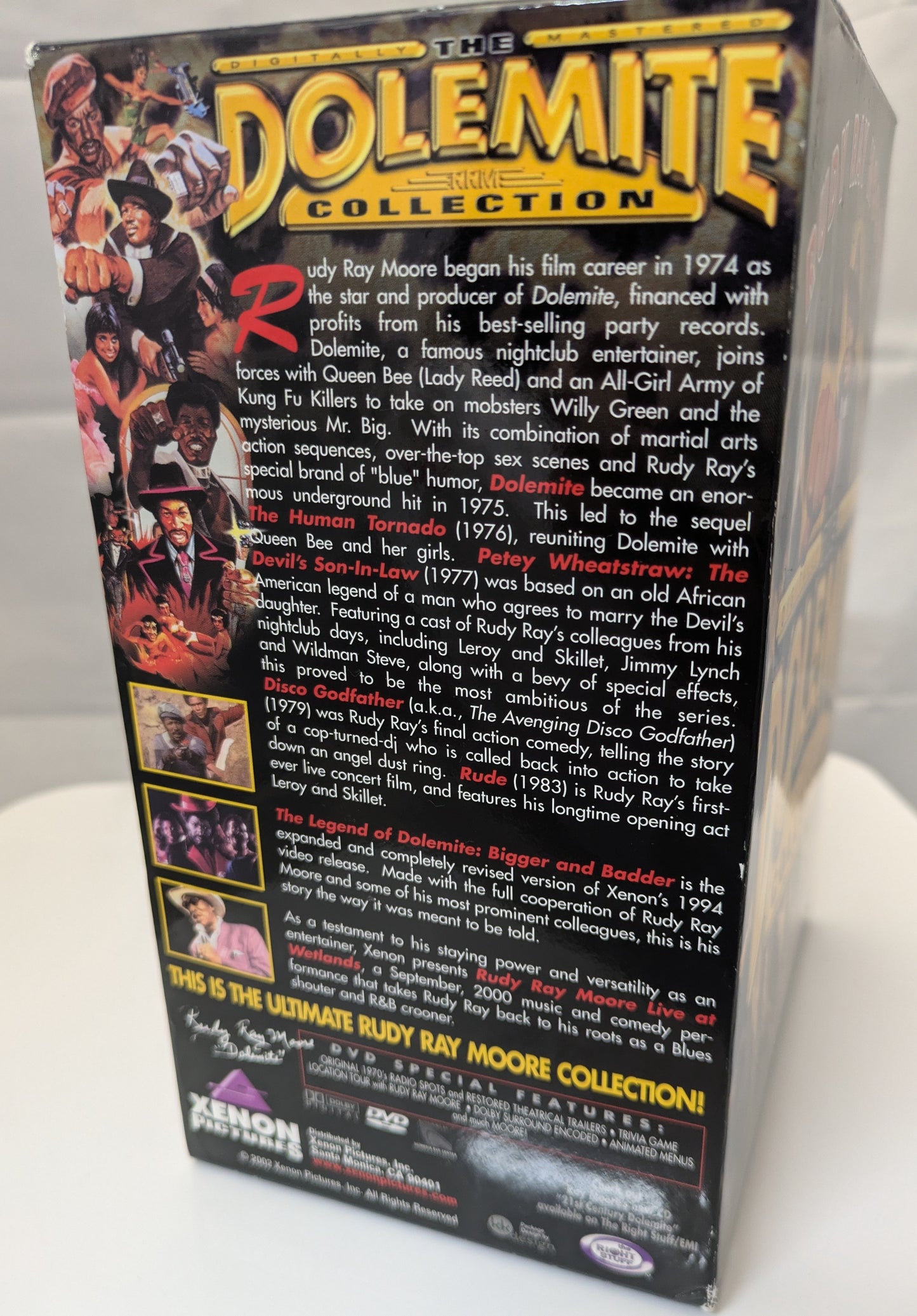 Rudy Ray Moore Signed / Autographed Dolemite DVD Collection Box Set