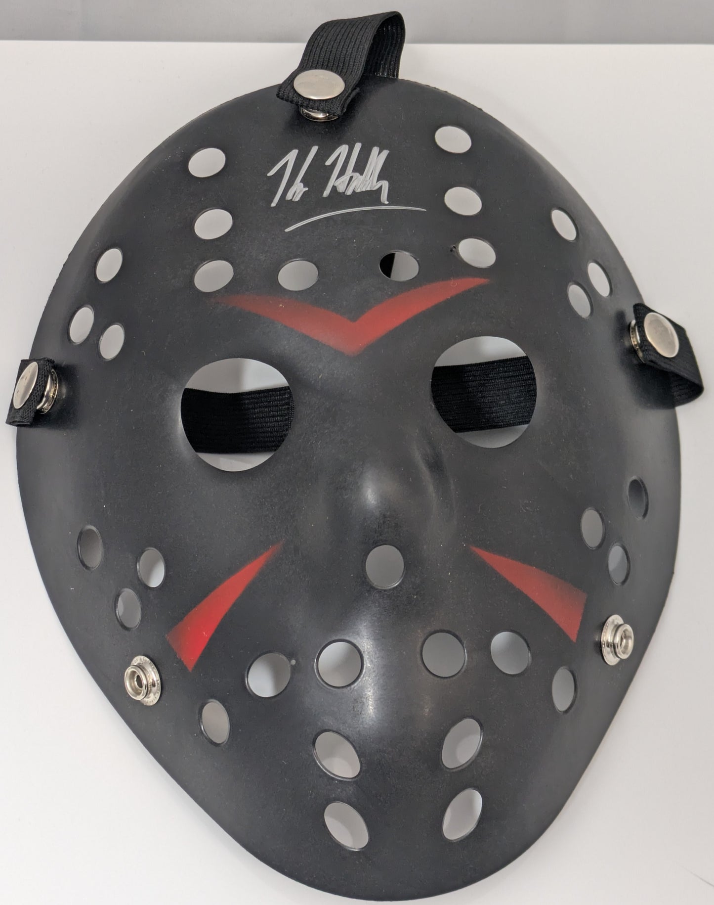 Kane Hodder Signed Jason Voorhees Mask Friday the 13th Horror Autograph