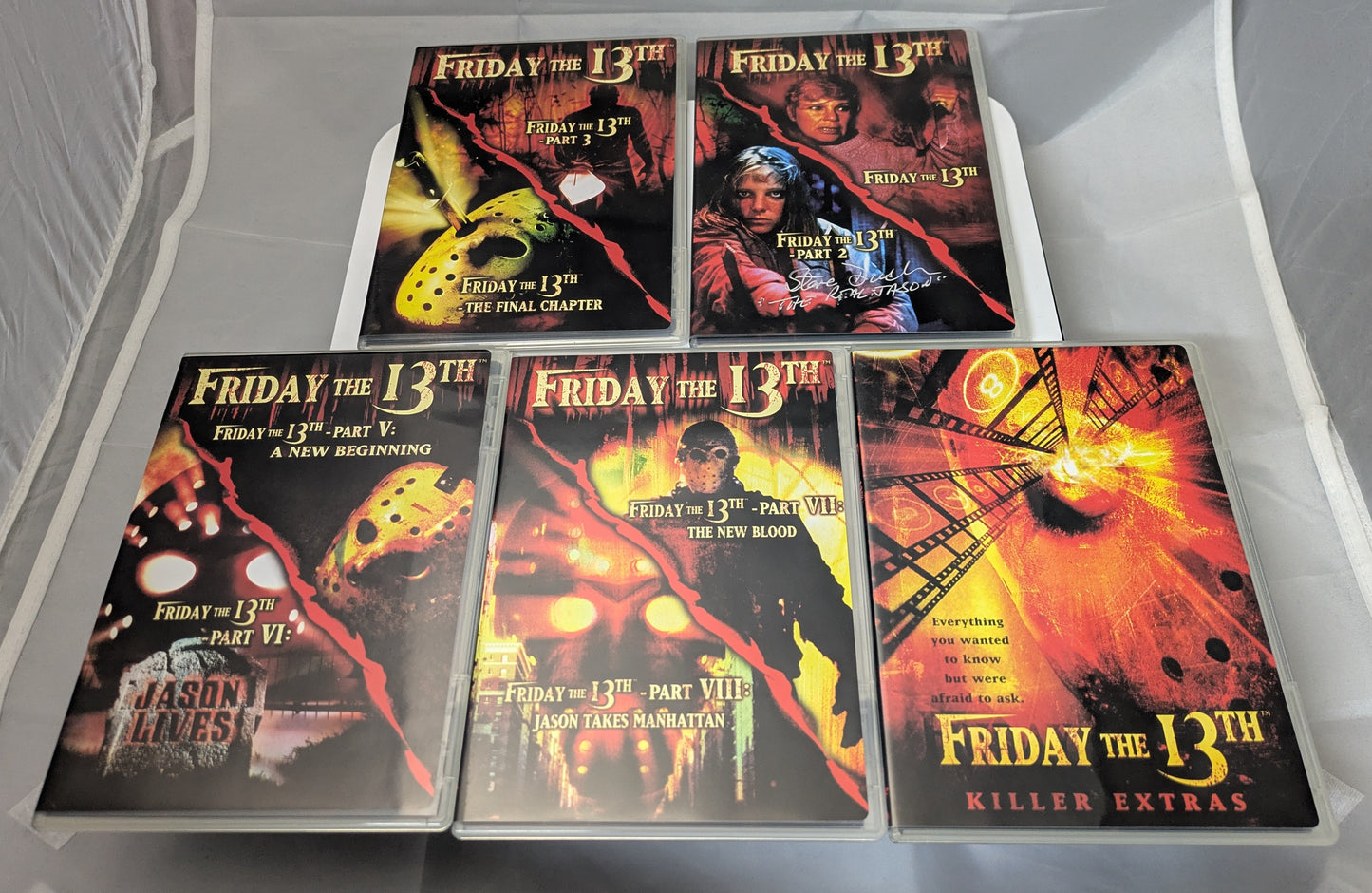 Steve Dash Signed Autographed Friday The 13th Ultimate Edition DVD Box Set