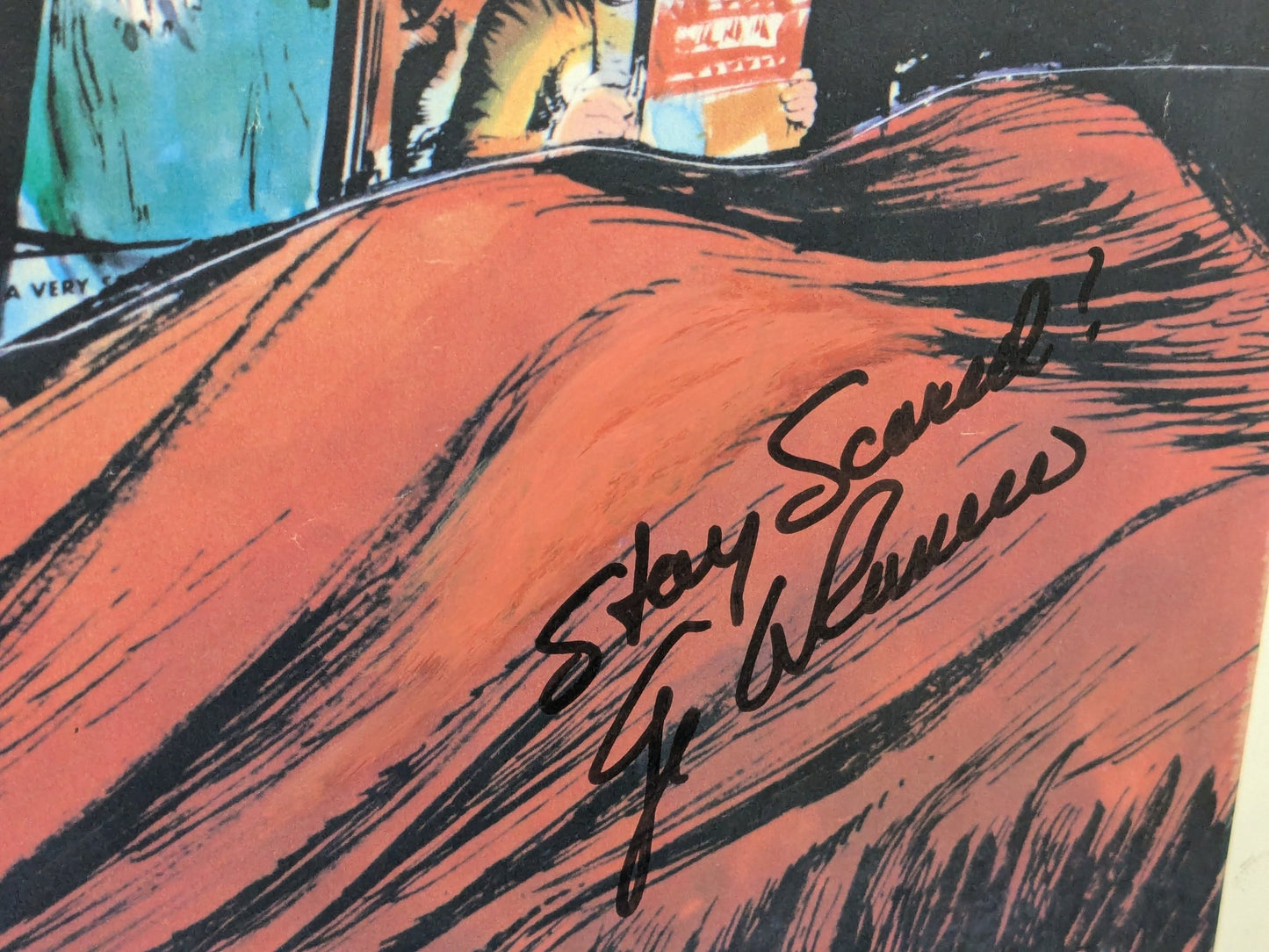 Original Creepshow 1981 One Sheet 27x41 Movie Poster Signed X3 George A Romero