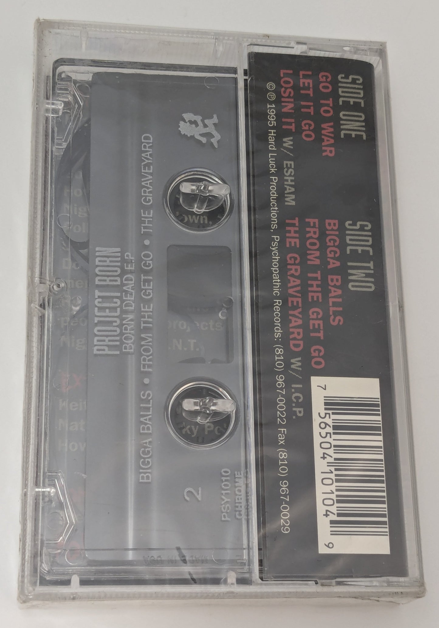 Project Born Born Dead Cassette Tape Sealed ICP 1995 Flint, MI