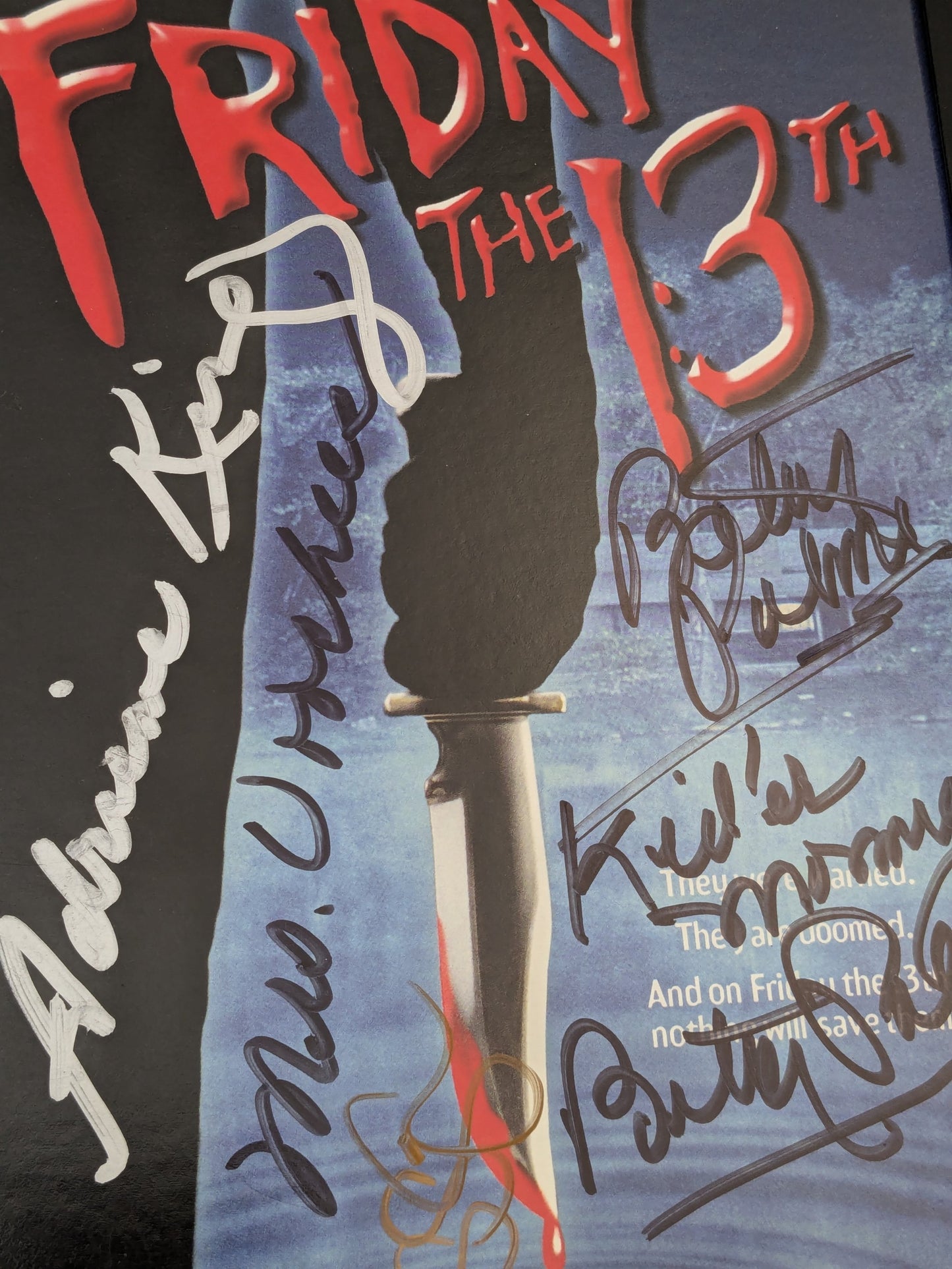 Friday the 13th DVD Signed by Betsy Palmer, Sean S Cunningham, Adrienne King