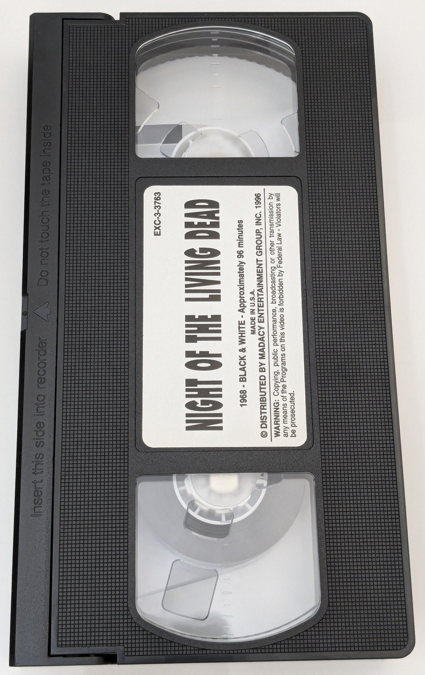 George A Romero & Judith O'Dea Signed Night of the Living Dead VHS