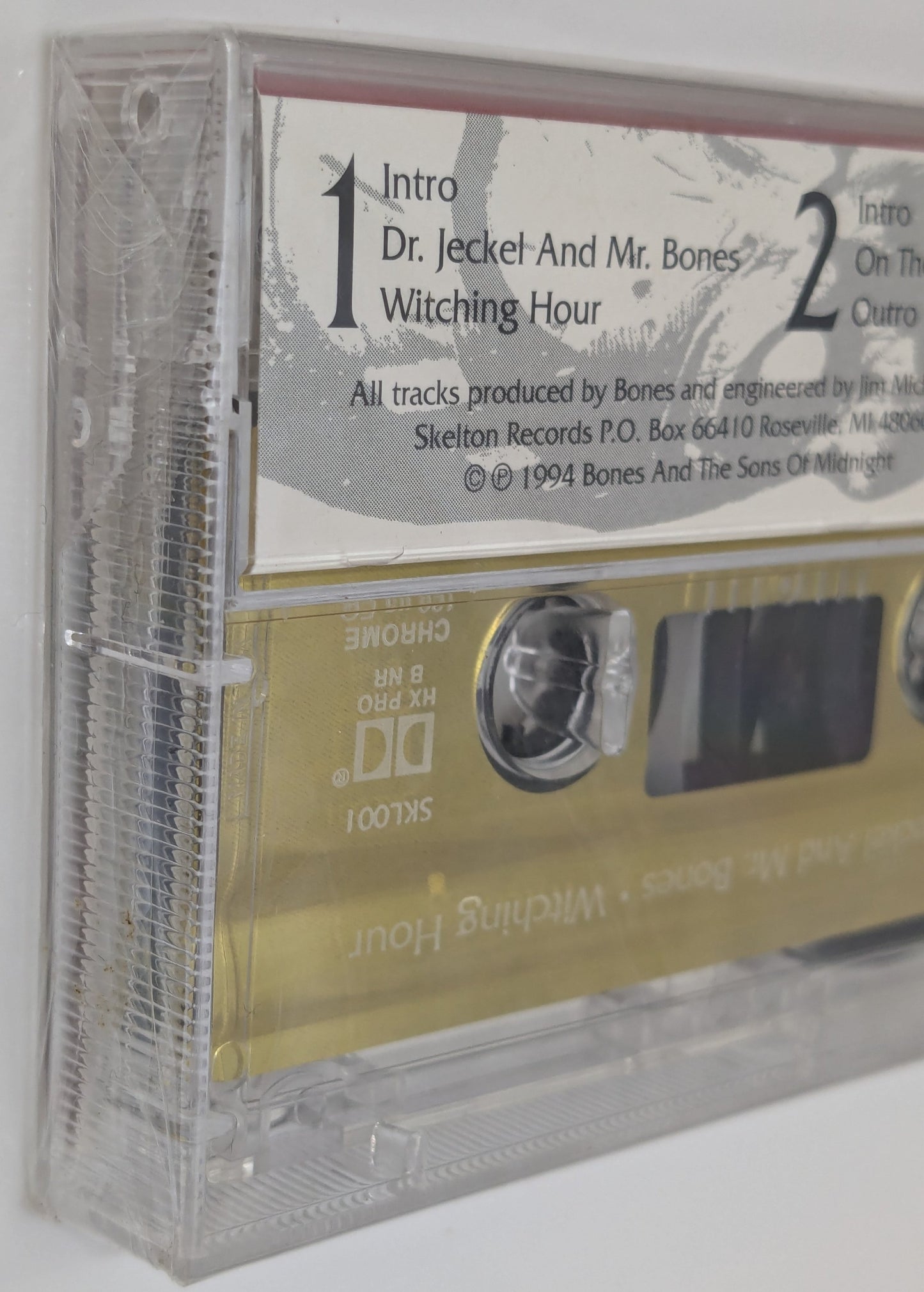 Mr Bones Sons of Midnight Demon Inside Gold Cassette Sealed Twiztid House of Krazees ICP