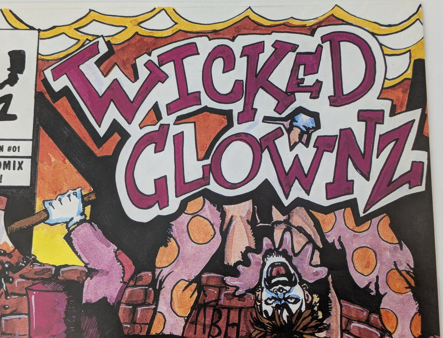 Insane Clown Posse Wicked Clownz Comic Book Original Riddle Box Ad
