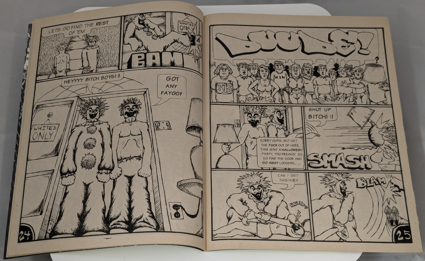 Insane Clown Posse Wicked Clownz Comic Book Original Riddle Box Ad