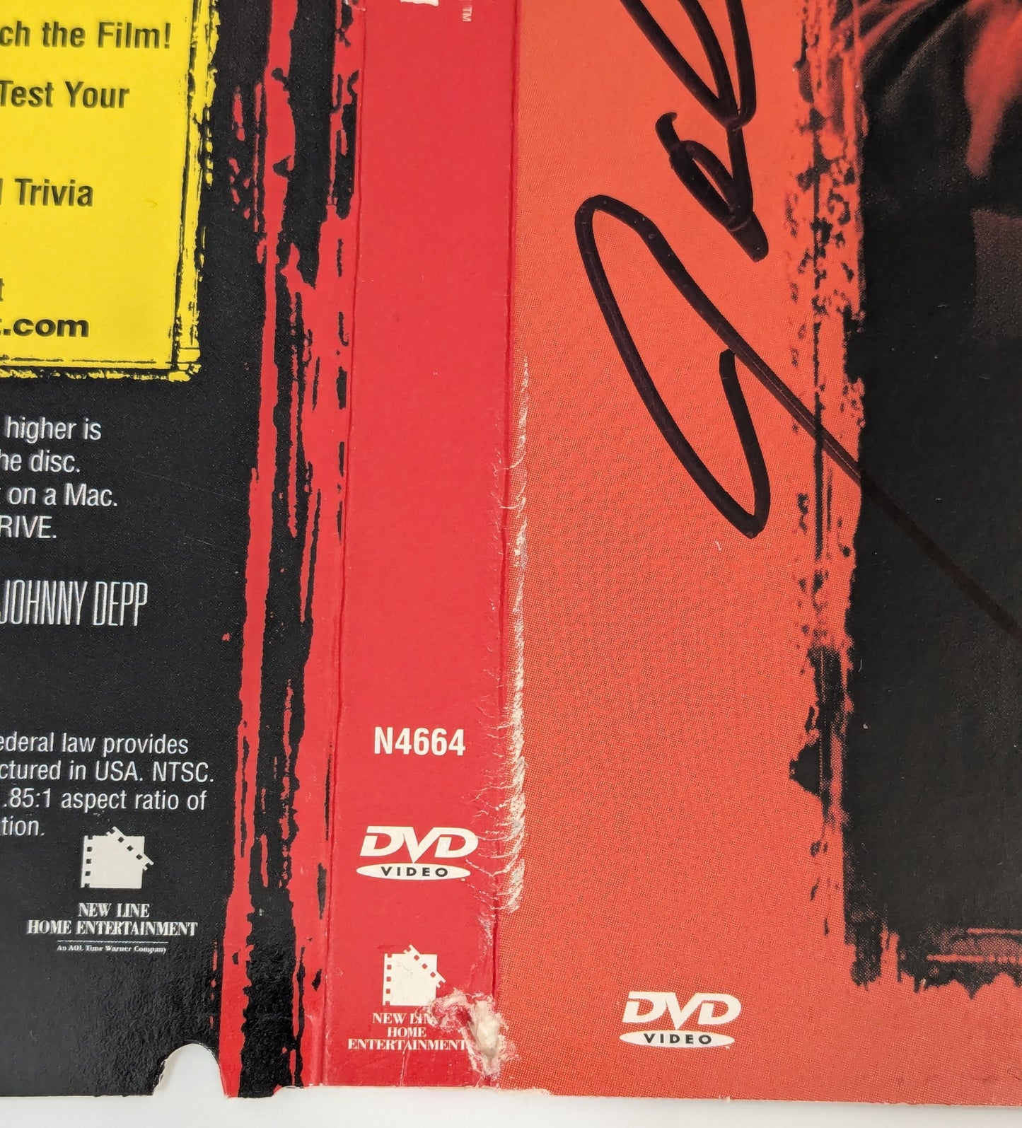 John Saxon Signed DVD Cover Nightmare on Elm Street