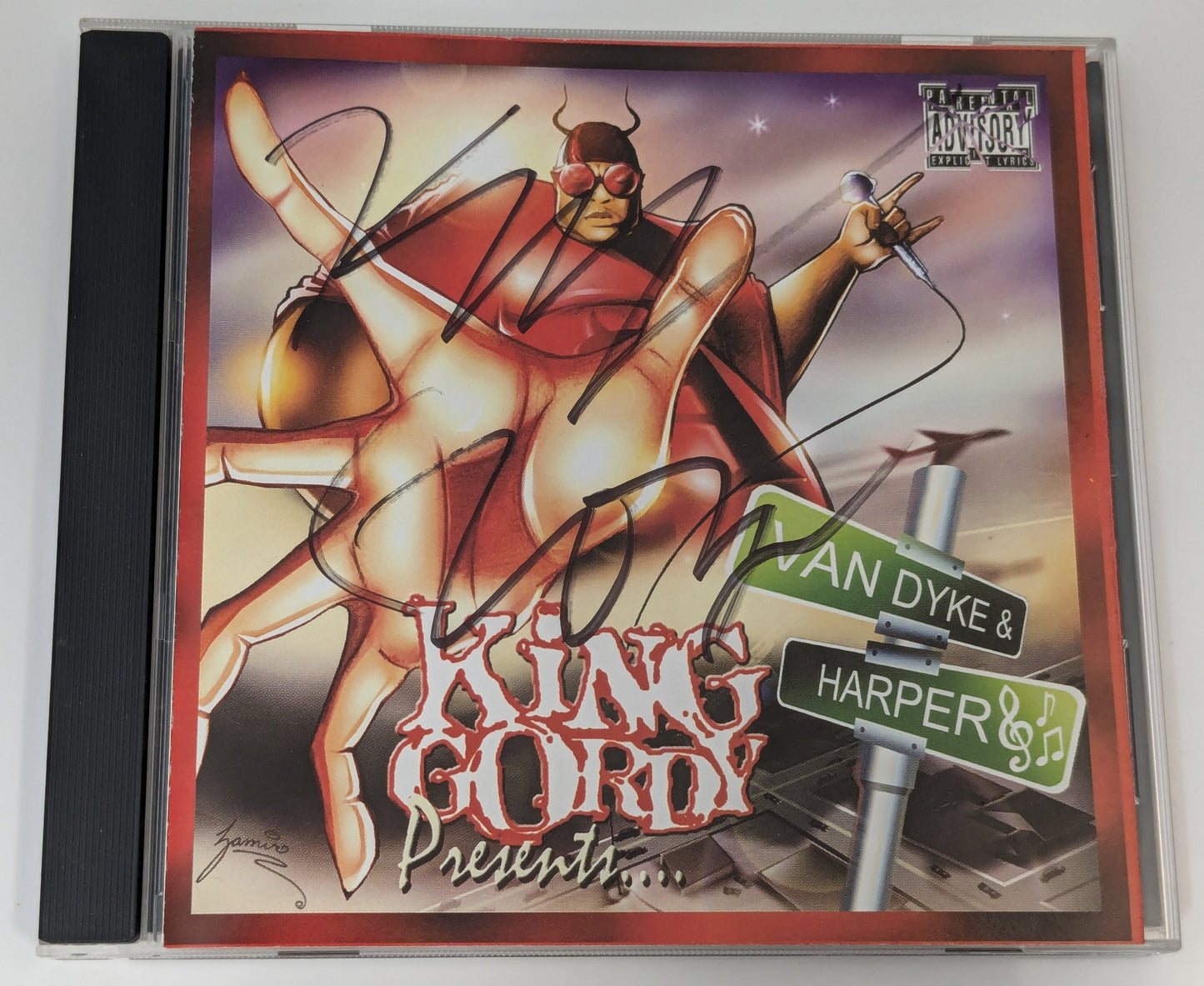 King Gordy Van Dyke & Harper Music Signed CD Detroit Rap