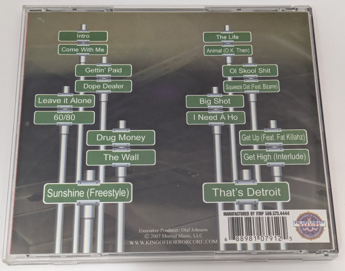 King Gordy Van Dyke & Harper Music Signed CD Detroit Rap