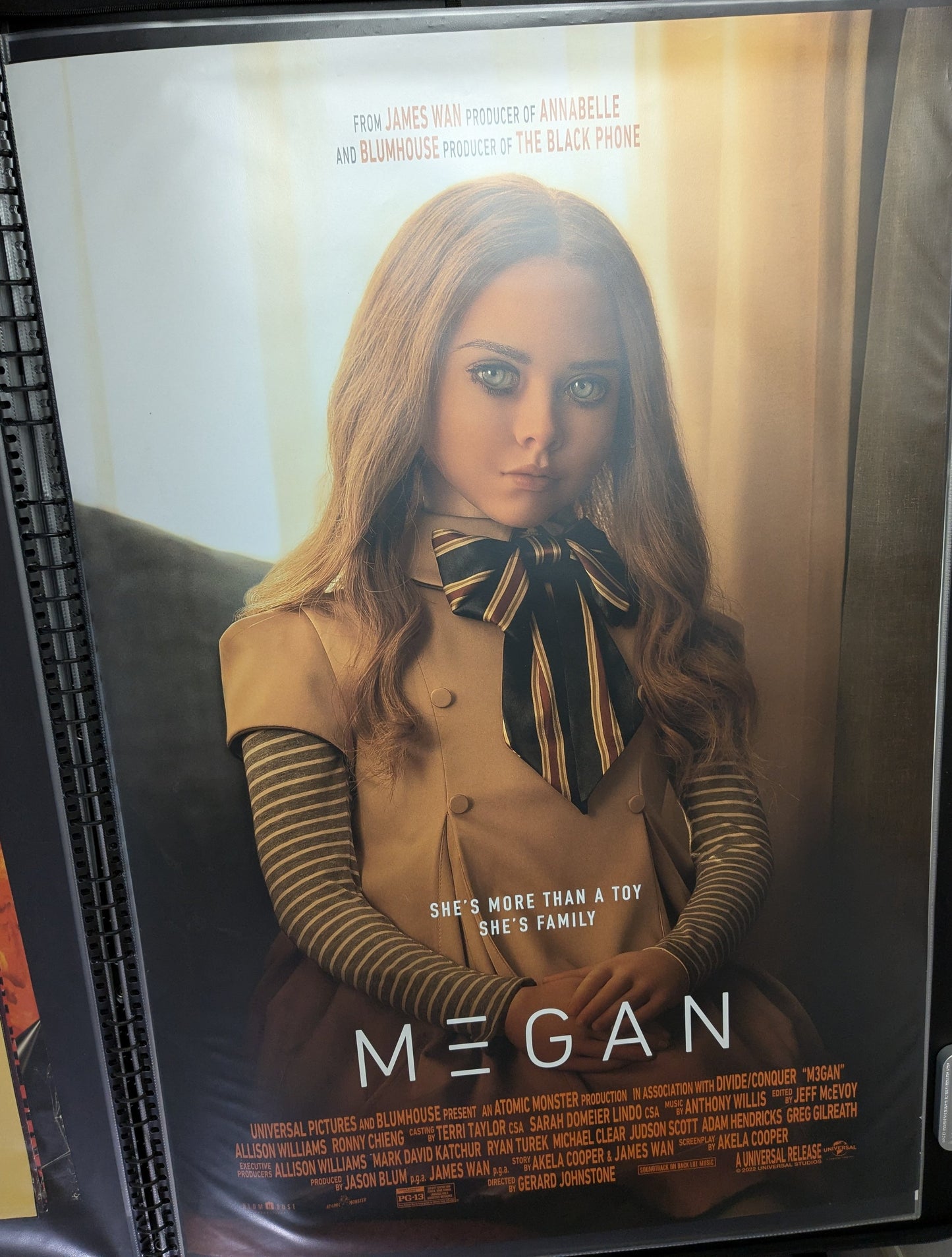 M3GAN (Megan) 2022 Original 27x40 D/S Movie Poster