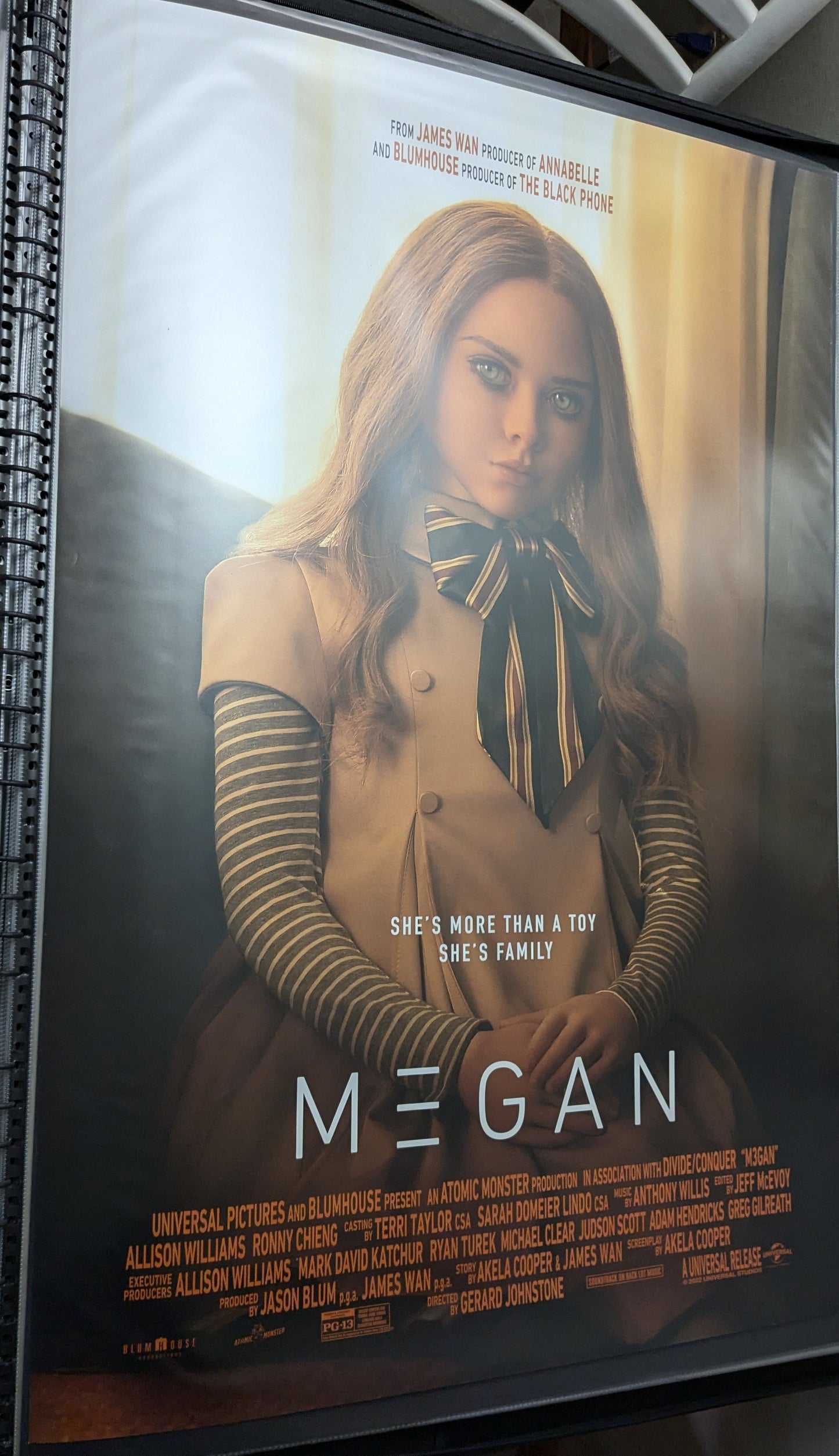 M3GAN (Megan) 2022 Original 27x40 D/S Movie Poster