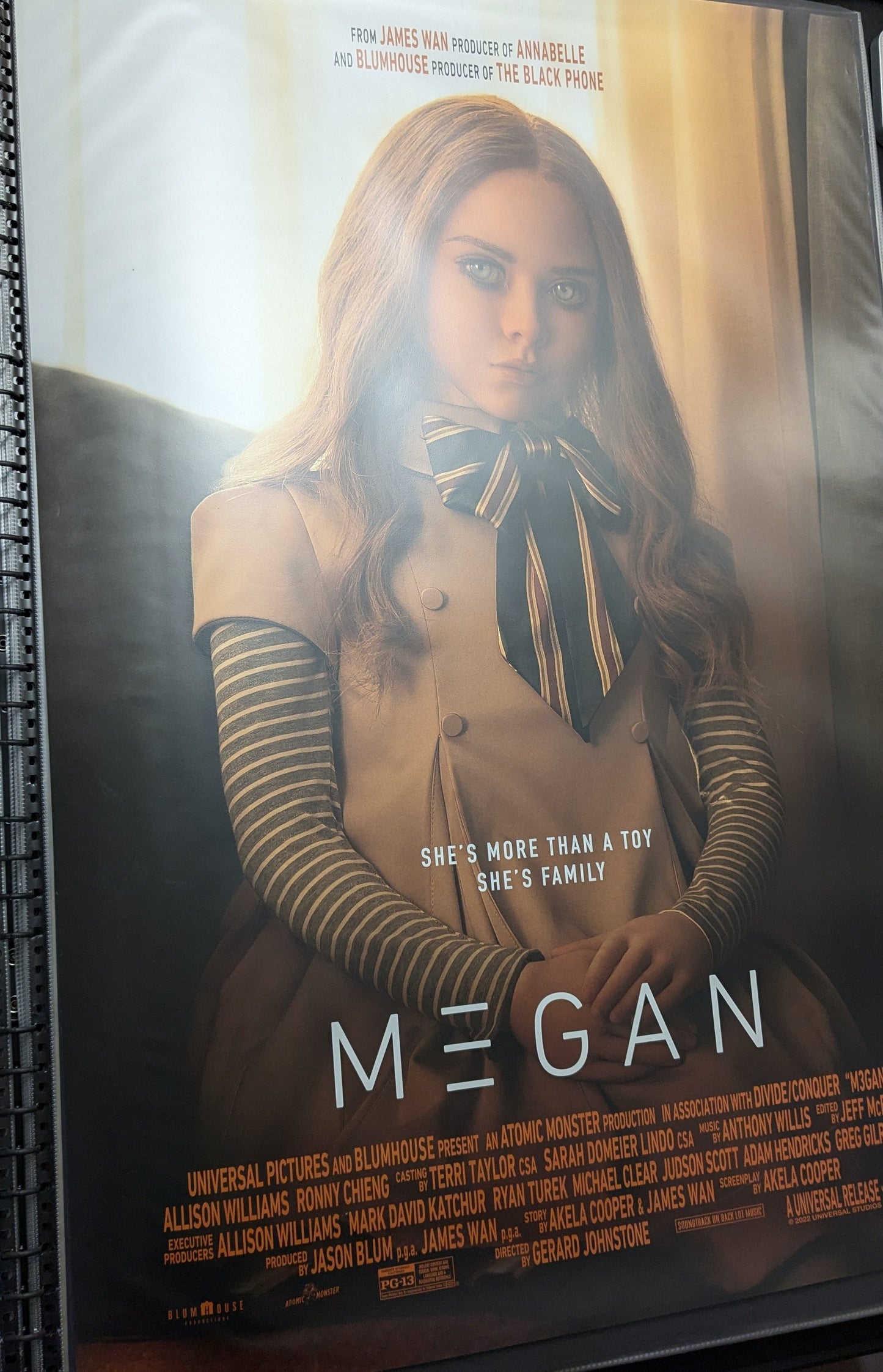 M3GAN (Megan) 2022 Original 27x40 D/S Movie Poster