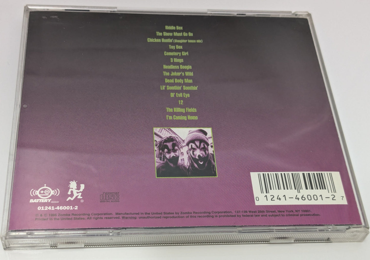 Riddle Box with Hed PE Sample CD Insane Clown Posse ICP