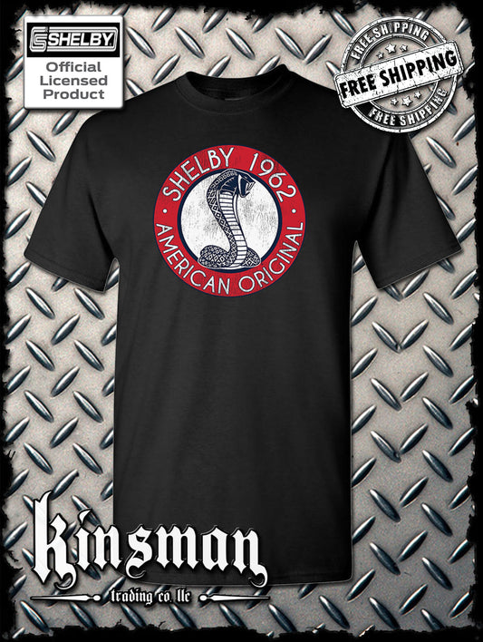 Carroll Shelby 1962 Circle Cobra Logo T-Shirt