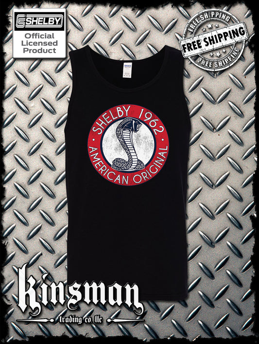 Carroll Shelby 1962 Circle Cobra Logo Tank Top T-Shirt