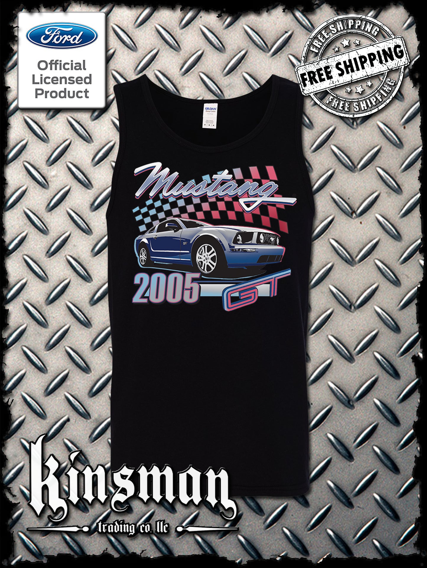 2005 Ford Mustang GT Tank Top T-Shirt / Carrol Shelby Cobra