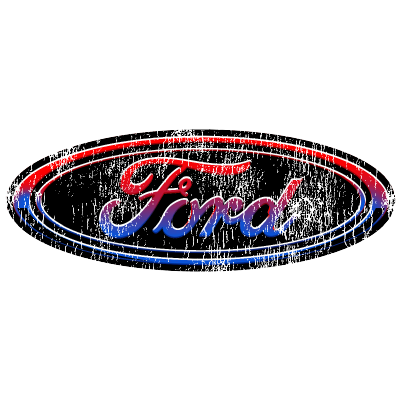 Ford Oval Distressed Logo Hoodie / Sweatshirt - Official Licensed Product