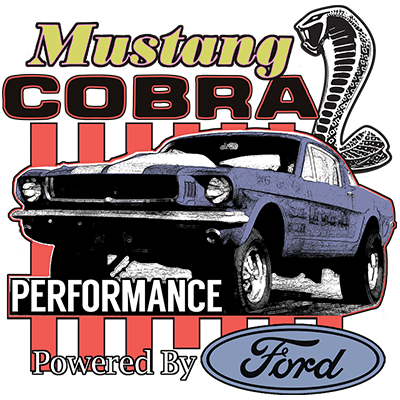 Ford Mustang Cobra Performance 2-Sided Long Sleeve T-Shirt / Carroll Shelby GT 500