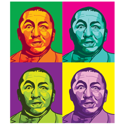 Three Stooges Curly Squared T-Shirt