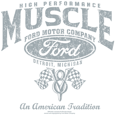 Ford High Performance Muscle V8 Logo Hoodie / Sweatshirt